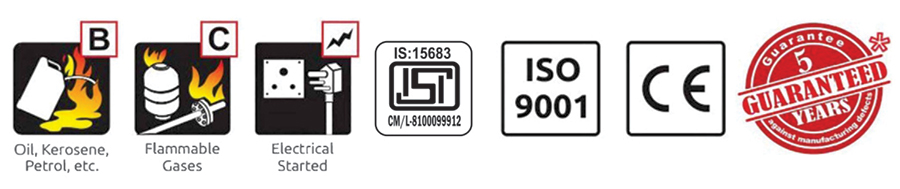 CO2 Fire Extinguisher Features and Certifications