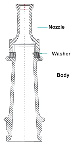 Short Branch Pipe Technical Drawing